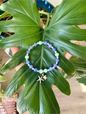 Agate & Jade bracelet (one)